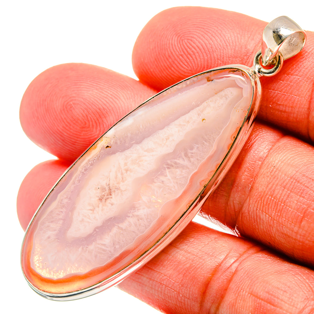 Botswana Agate Pendants handcrafted by Anasilvercos - PD23233