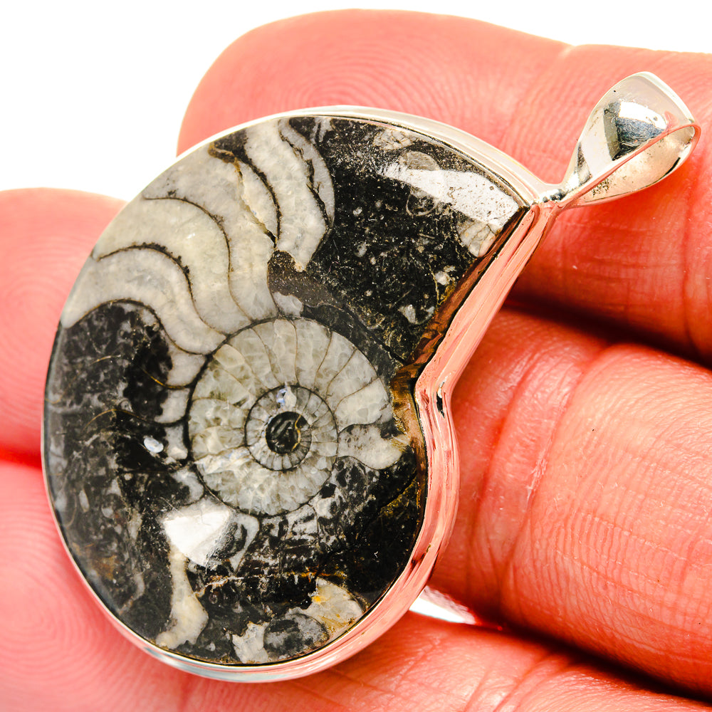 Pinolith Fossil Pendants handcrafted by Anasilvercos - PD23252