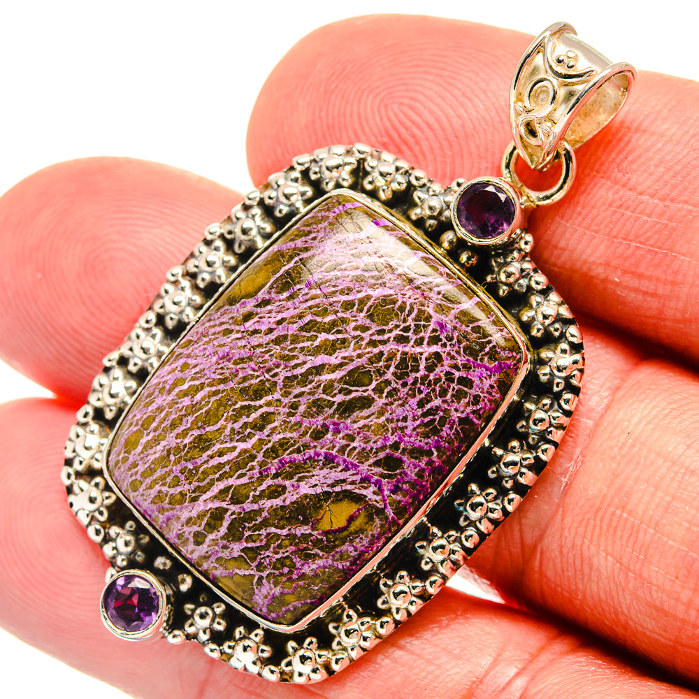 Stichtite Pendants handcrafted by Anasilvercos - PD23253