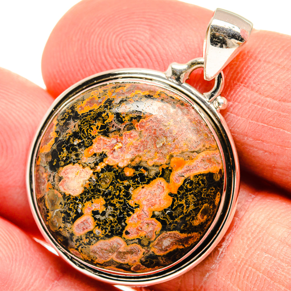 Poppy Jasper Pendants handcrafted by Anasilvercos - PD23286