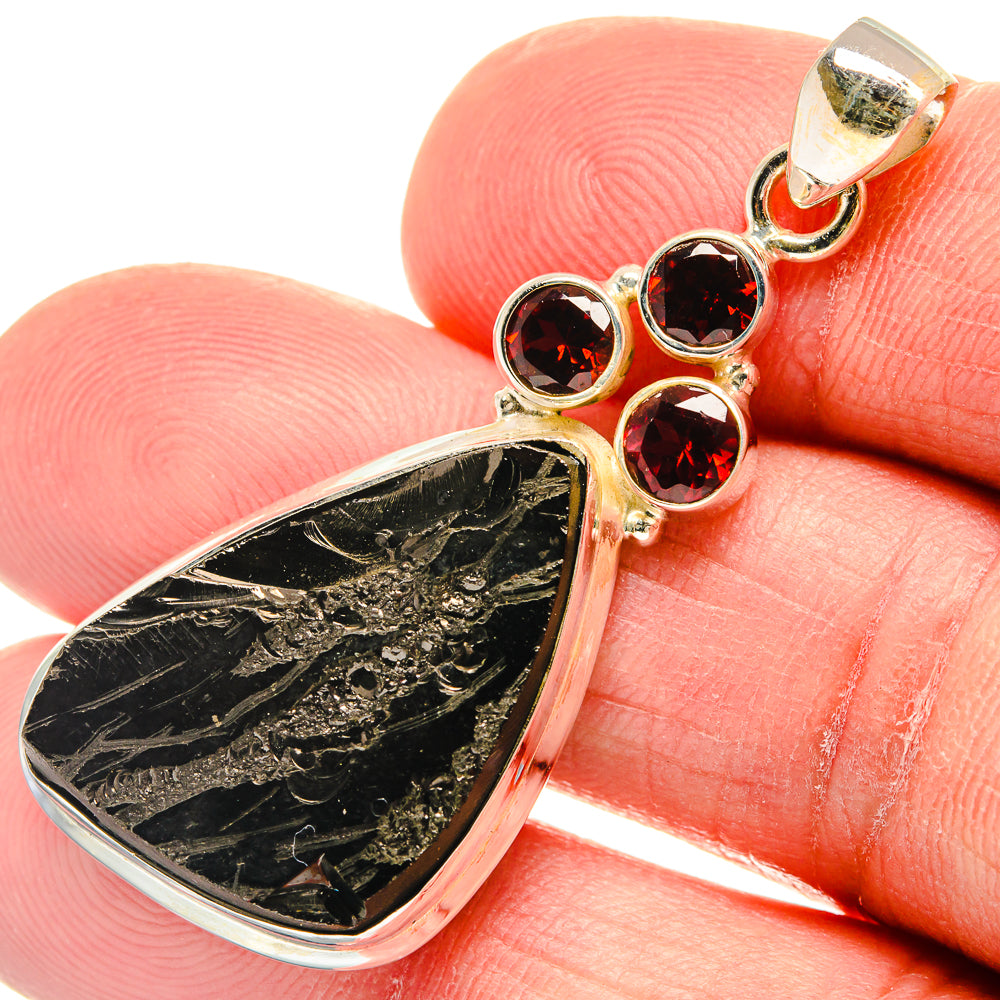 Shungite Pendants handcrafted by Anasilvercos - PD23308