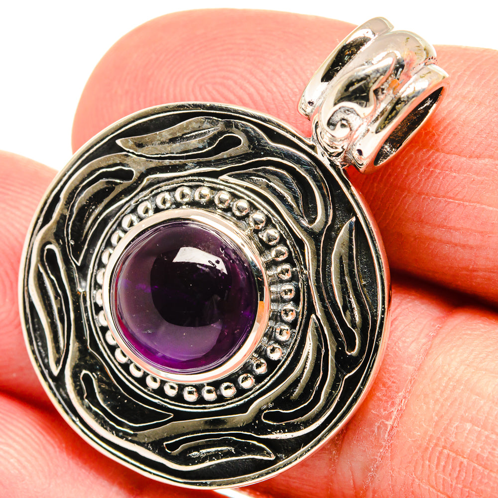 Amethyst Pendants handcrafted by Anasilvercos - PD23329
