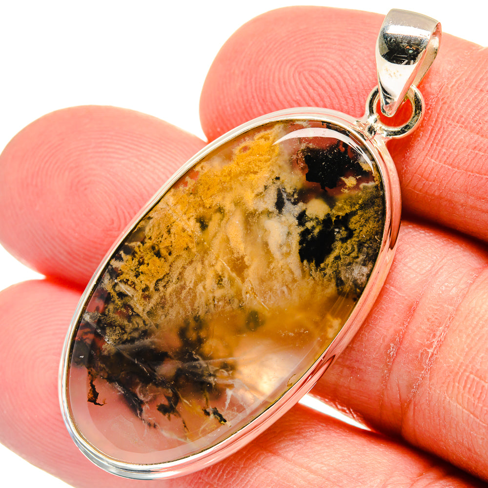 Montana Agate Pendants handcrafted by Anasilvercos - PD23331