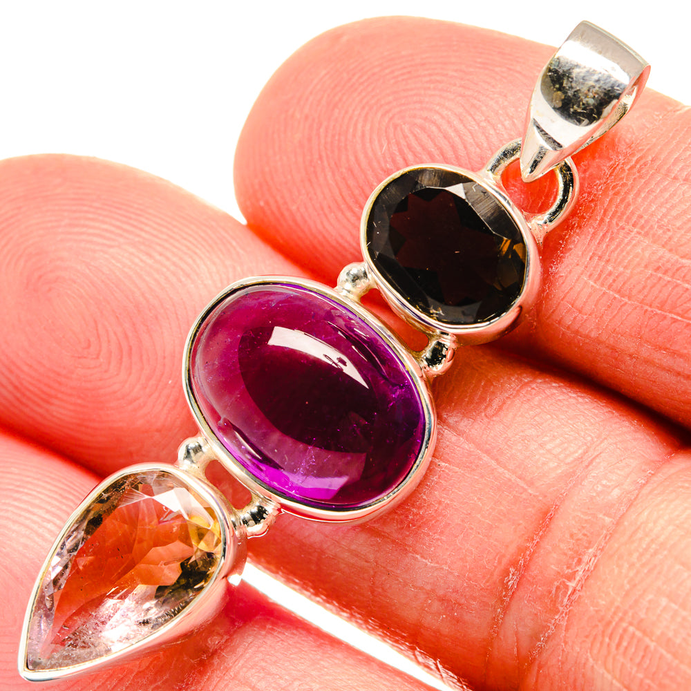 Amethyst Pendants handcrafted by Anasilvercos - PD23337