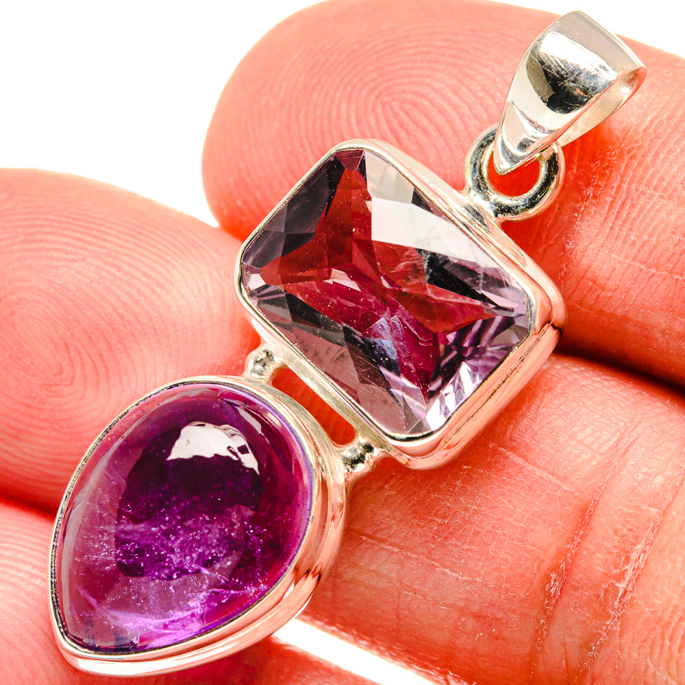 Amethyst Pendants handcrafted by Anasilvercos - PD23346