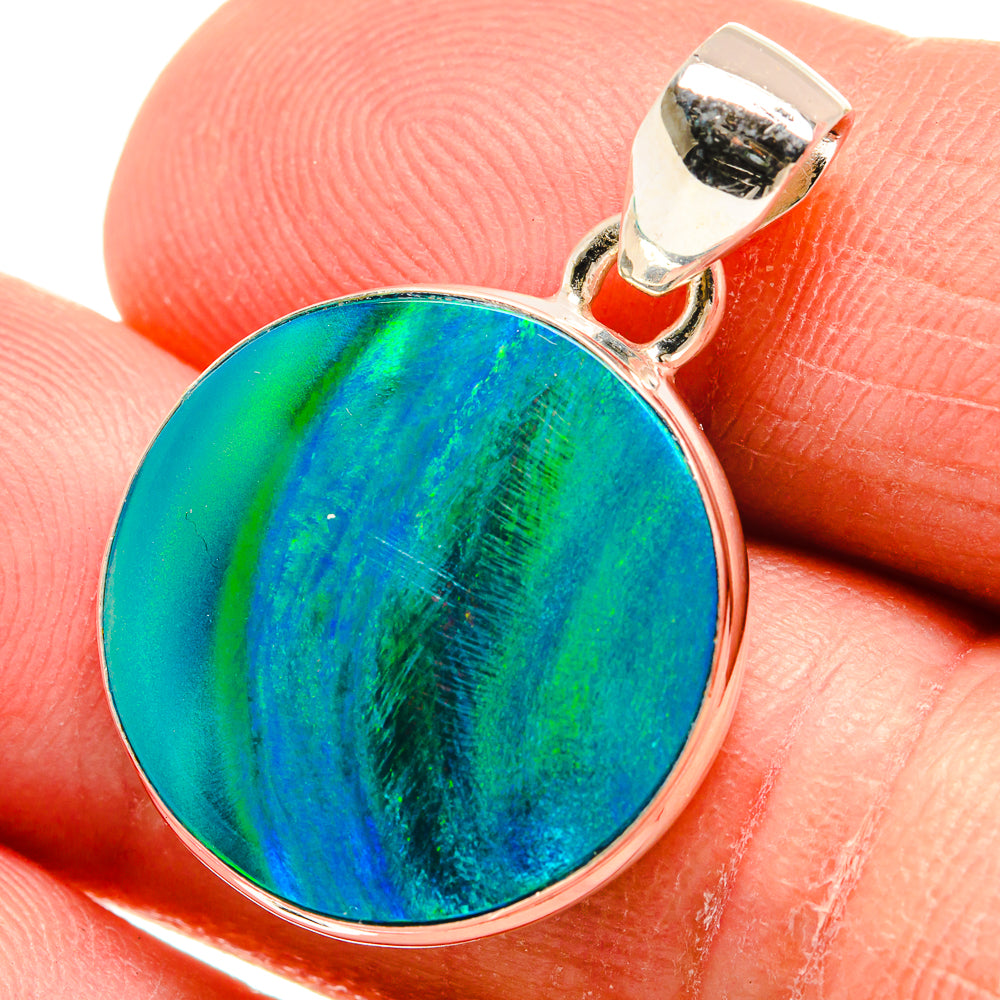Aura Opal Pendants handcrafted by Anasilvercos - PD23355