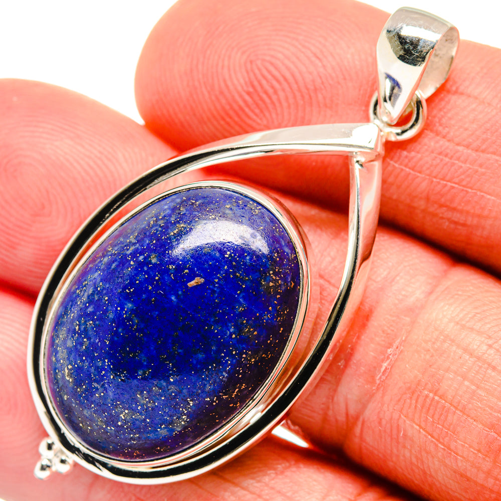 Lapis Lazuli Pendants handcrafted by Anasilvercos - PD23382