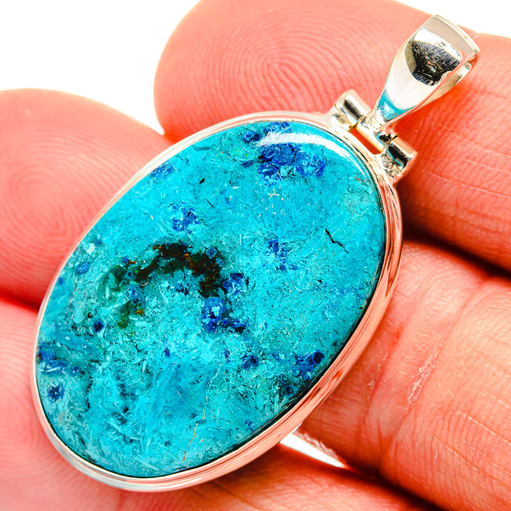 Chrysocolla Pendants handcrafted by Anasilvercos - PD23389