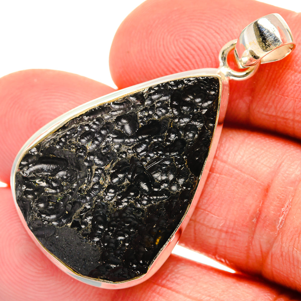 Tektite Pendants handcrafted by Anasilvercos - PD23394