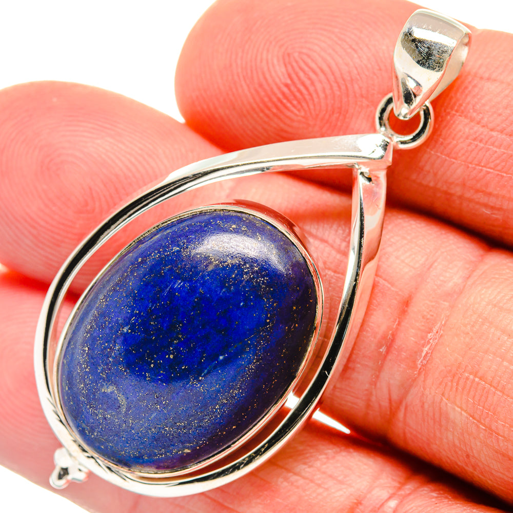 Lapis Lazuli Pendants handcrafted by Anasilvercos - PD23402