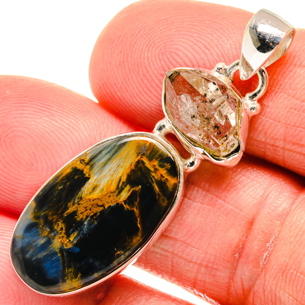 Pietersite Pendants handcrafted by Anasilvercos - PD23412