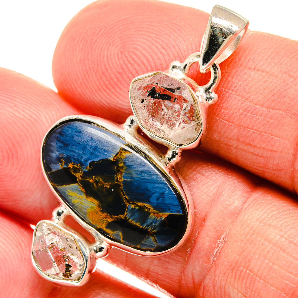 Pietersite Pendants handcrafted by Anasilvercos - PD23414