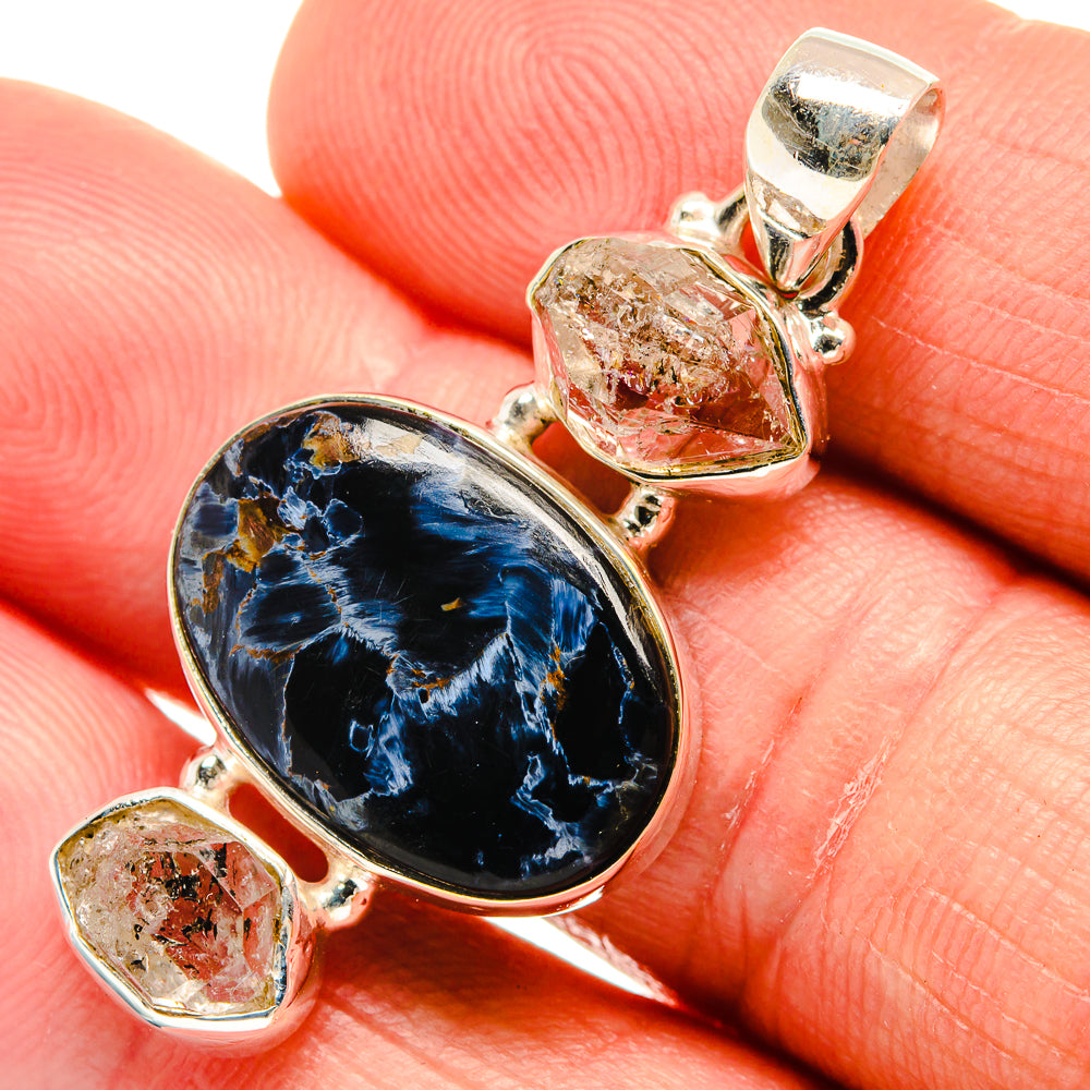 Pietersite Pendants handcrafted by Anasilvercos - PD23418