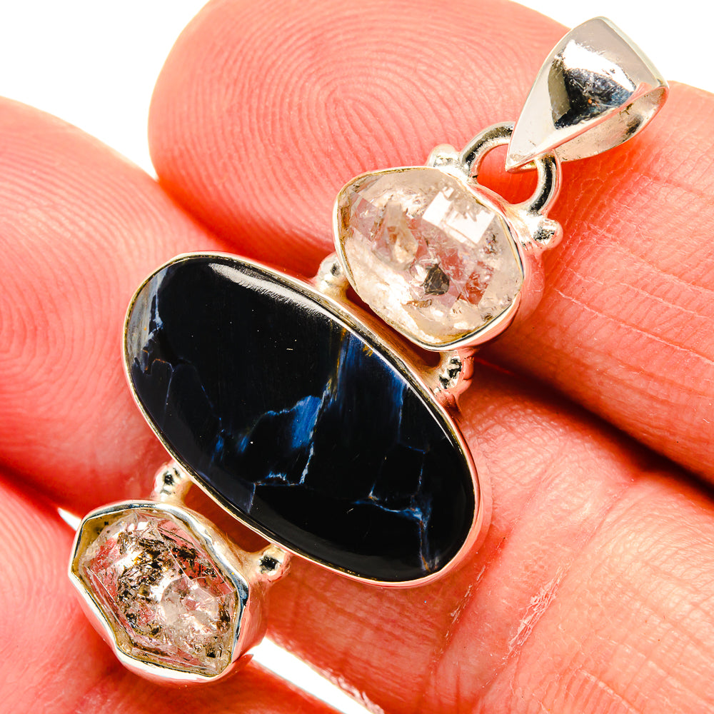 Pietersite Pendants handcrafted by Anasilvercos - PD23421
