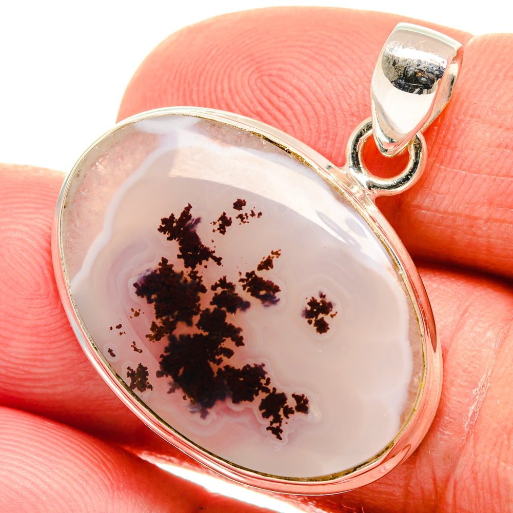 Dendritic Opal Pendants handcrafted by Anasilvercos - PD23441