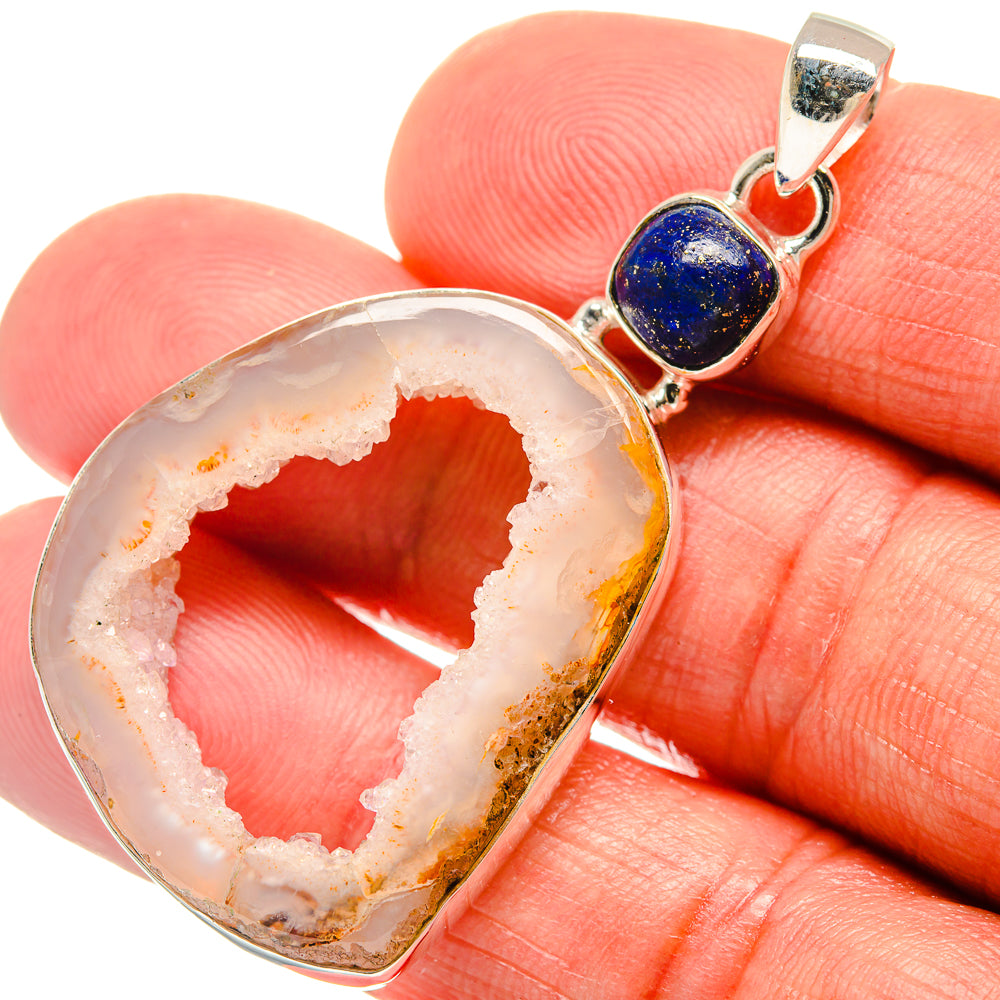 Geode Slice Pendants handcrafted by Anasilvercos - PD23461
