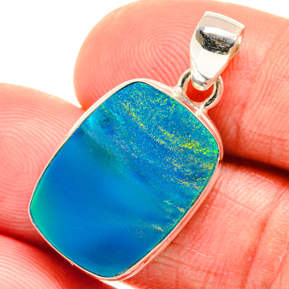Aura Opal Pendants handcrafted by Anasilvercos - PD23477