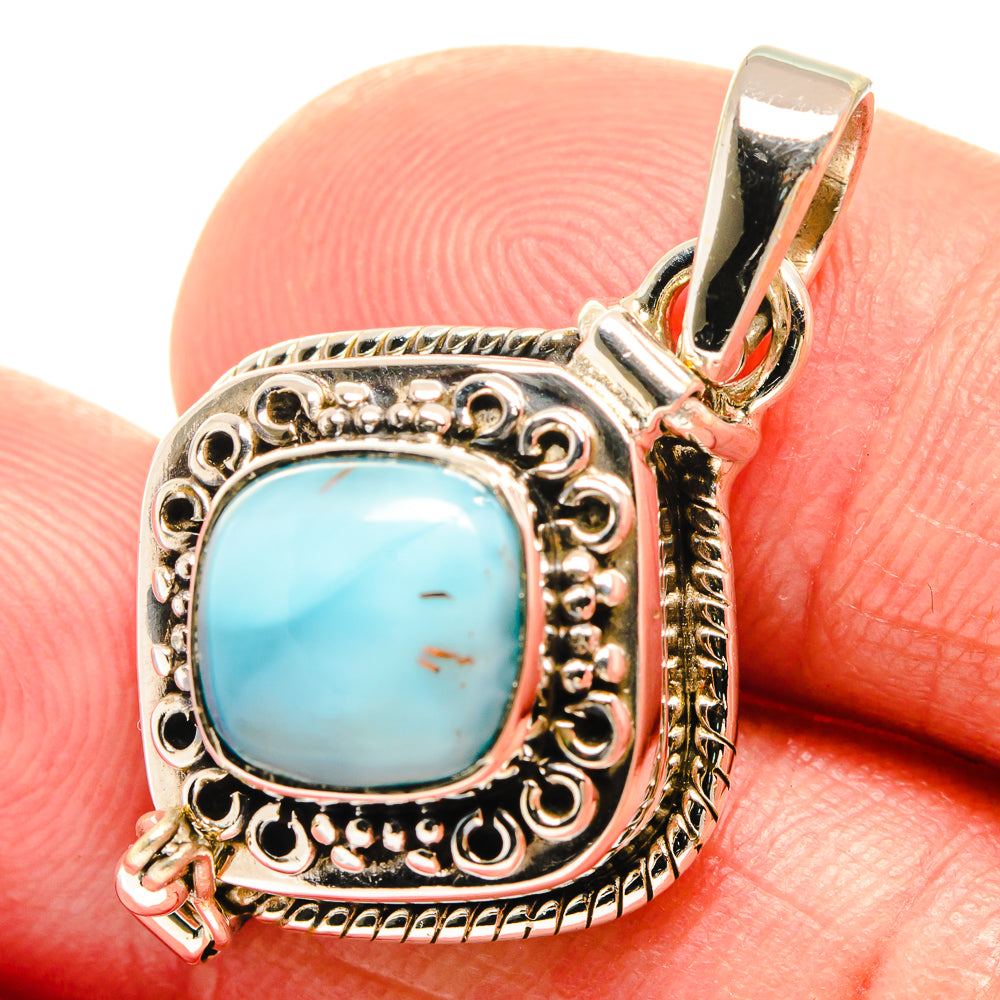 Larimar Pendants handcrafted by Anasilvercos - PD23486