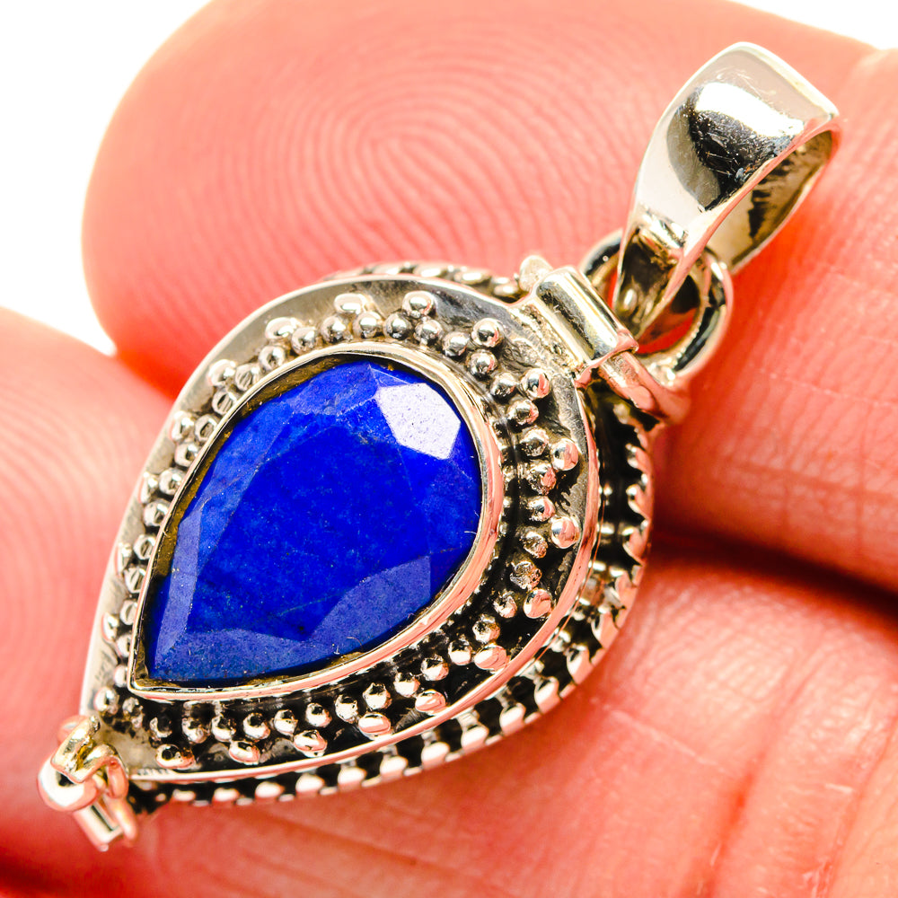 Lapis Lazuli Pendants handcrafted by Anasilvercos - PD23487