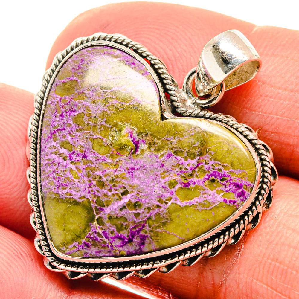 Stichtite Pendants handcrafted by Anasilvercos - PD23534