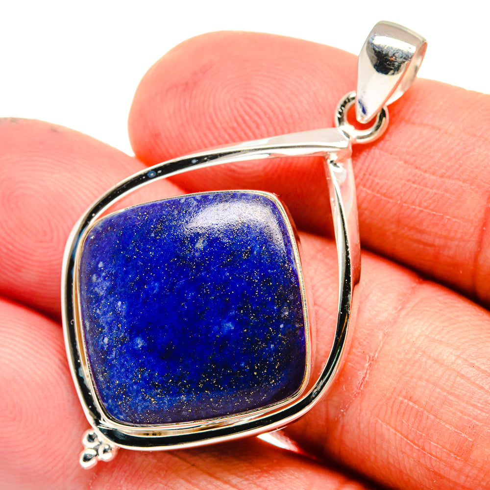 Lapis Lazuli Pendants handcrafted by Anasilvercos - PD23537