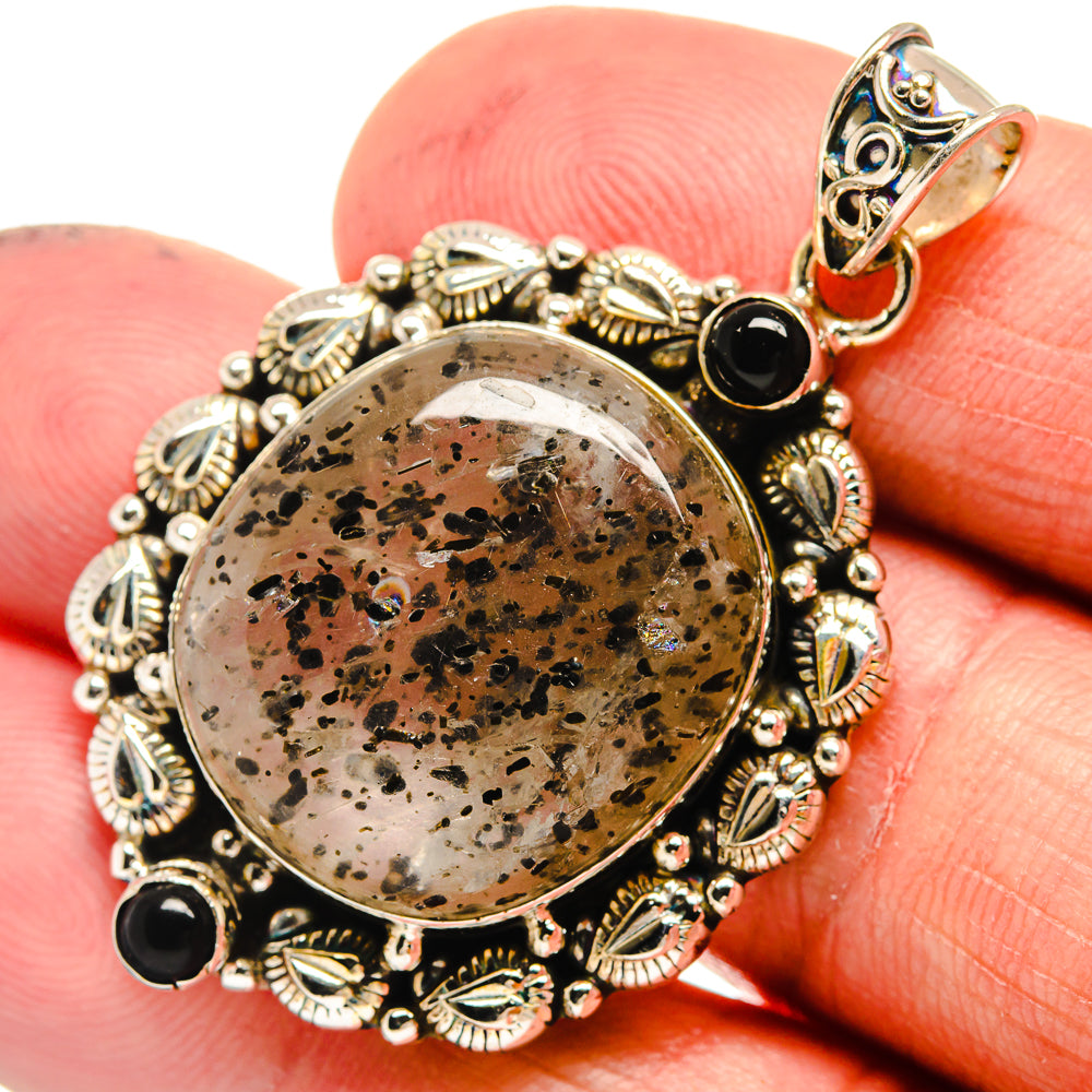 Dendritic Opal Pendants handcrafted by Anasilvercos - PD23548