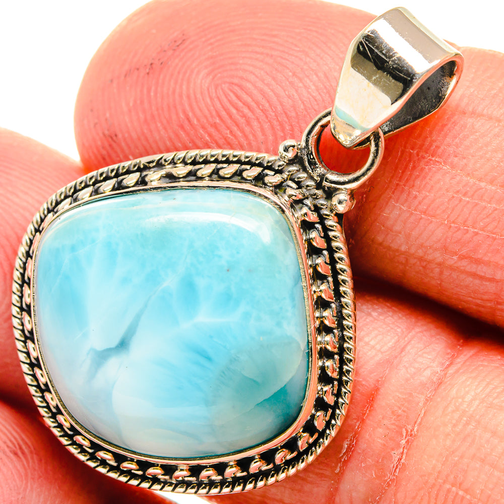 Larimar Pendants handcrafted by Anasilvercos - PD23583