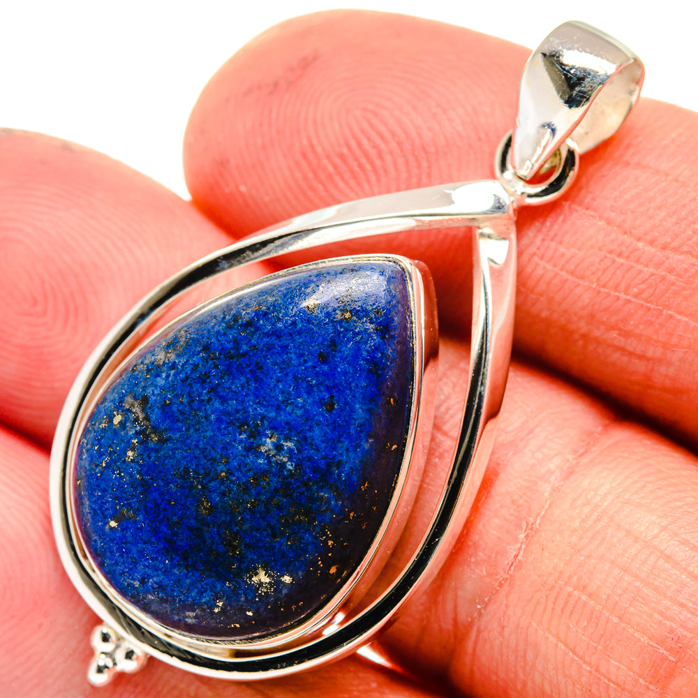 Lapis Lazuli Pendants handcrafted by Anasilvercos - PD23591
