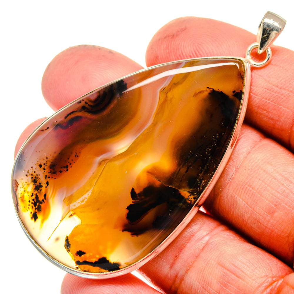 Montana Agate Pendants handcrafted by Anasilvercos - PD23607