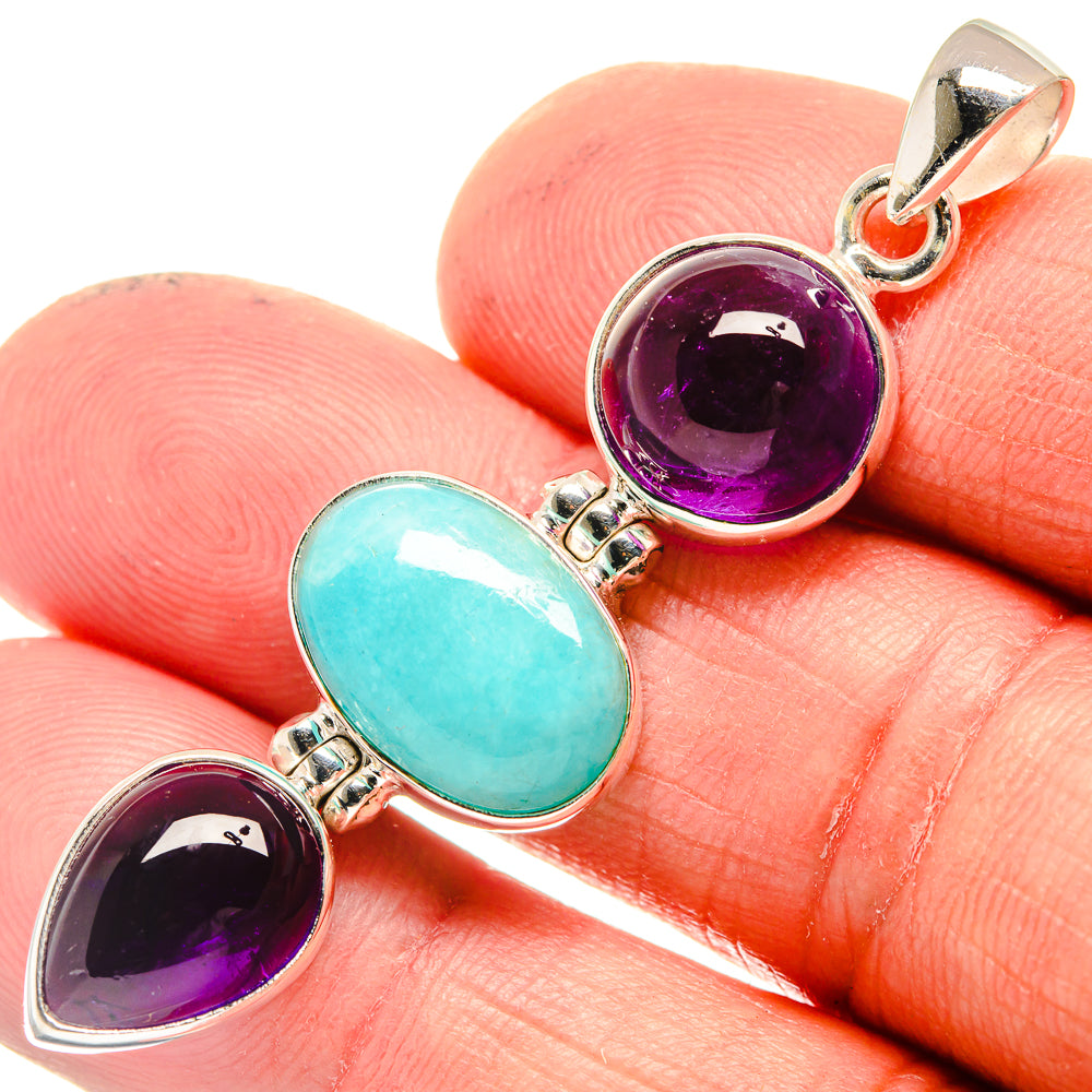 Larimar Pendants handcrafted by Anasilvercos - PD23614