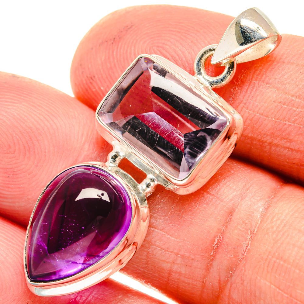Amethyst Pendants handcrafted by Anasilvercos - PD23623