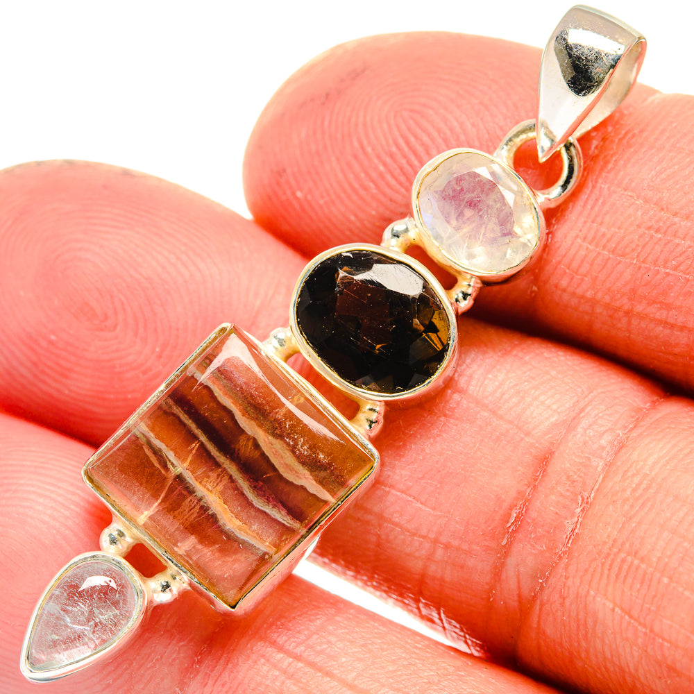 Fluorite Pendants handcrafted by Anasilvercos - PD23633
