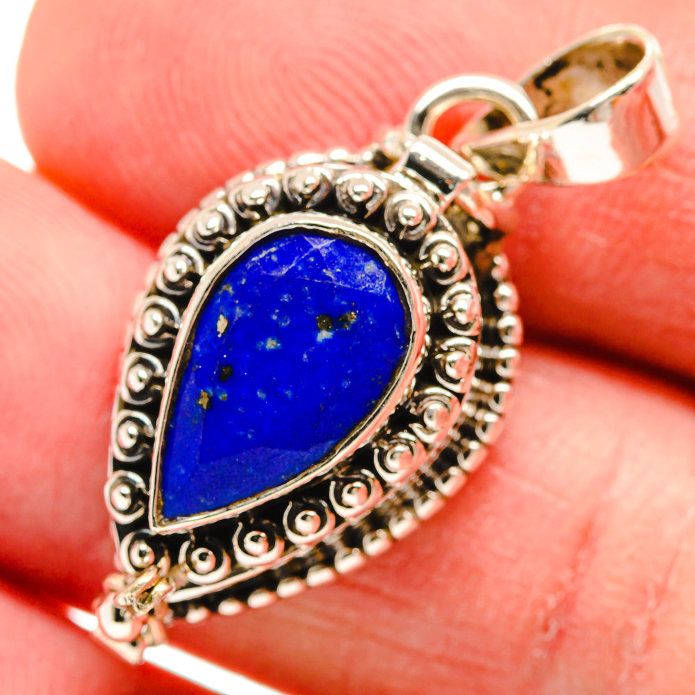 Lapis Lazuli Pendants handcrafted by Anasilvercos - PD23639