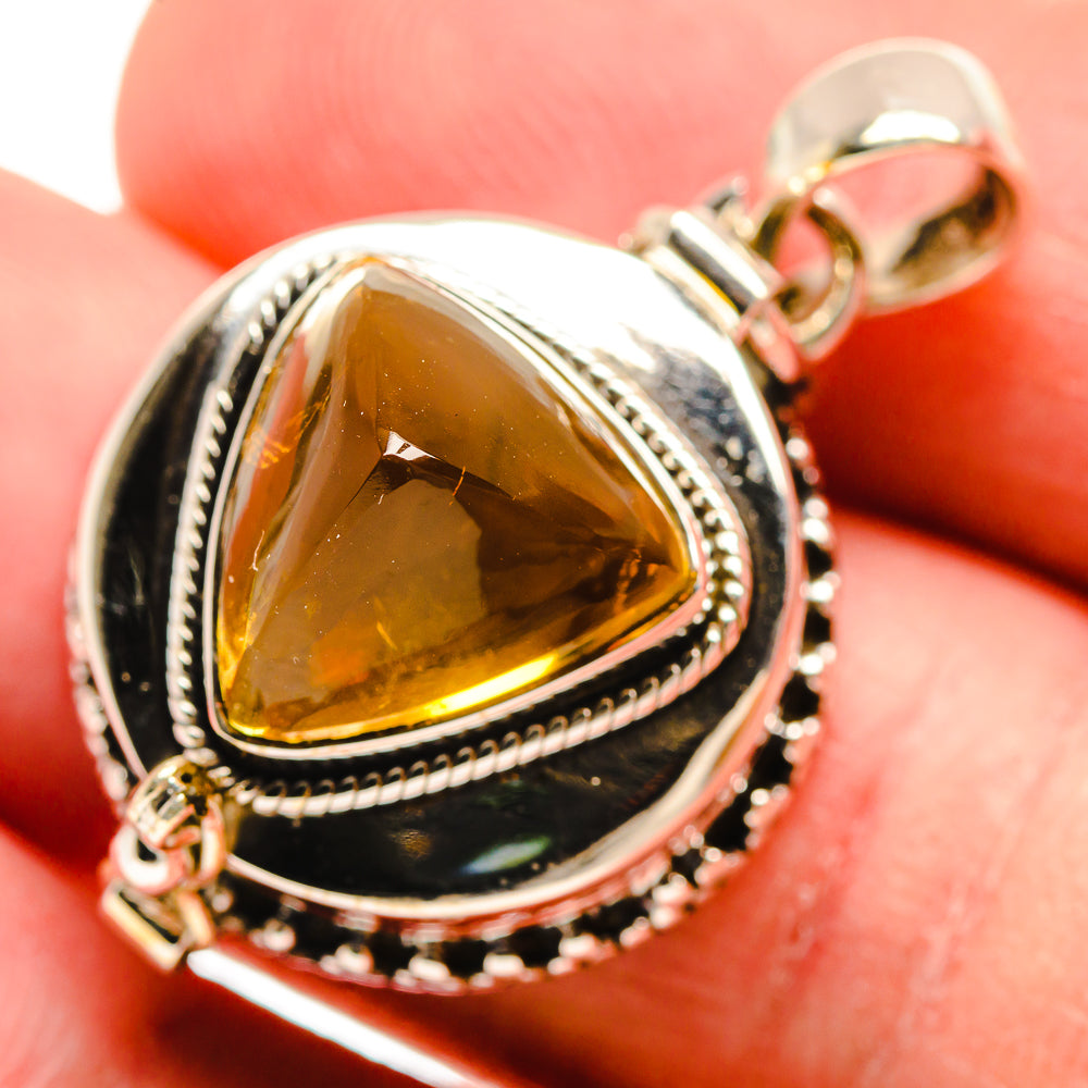 Citrine Pendants handcrafted by Anasilvercos - PD23642