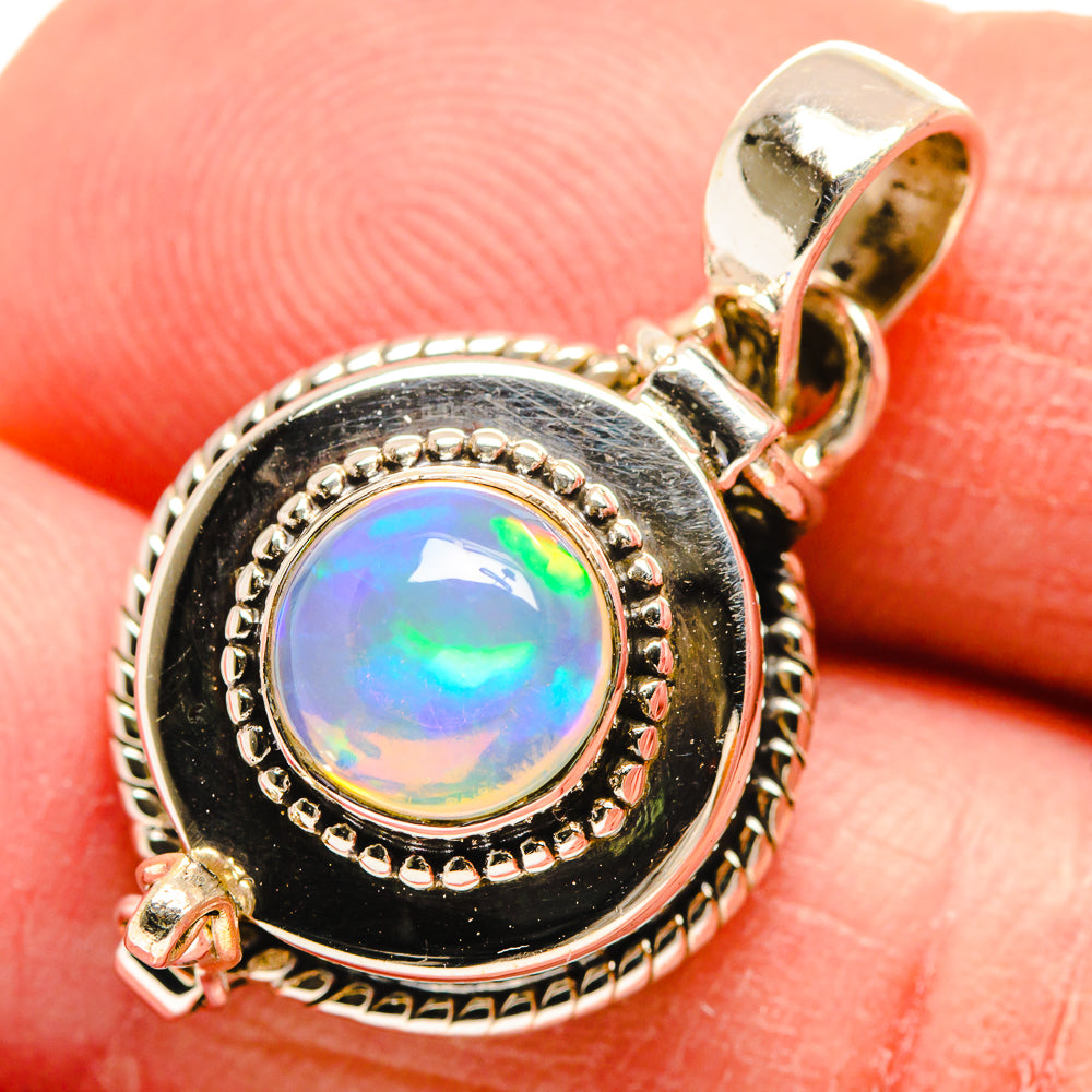 Ethiopian Opal Pendants handcrafted by Anasilvercos - PD23643