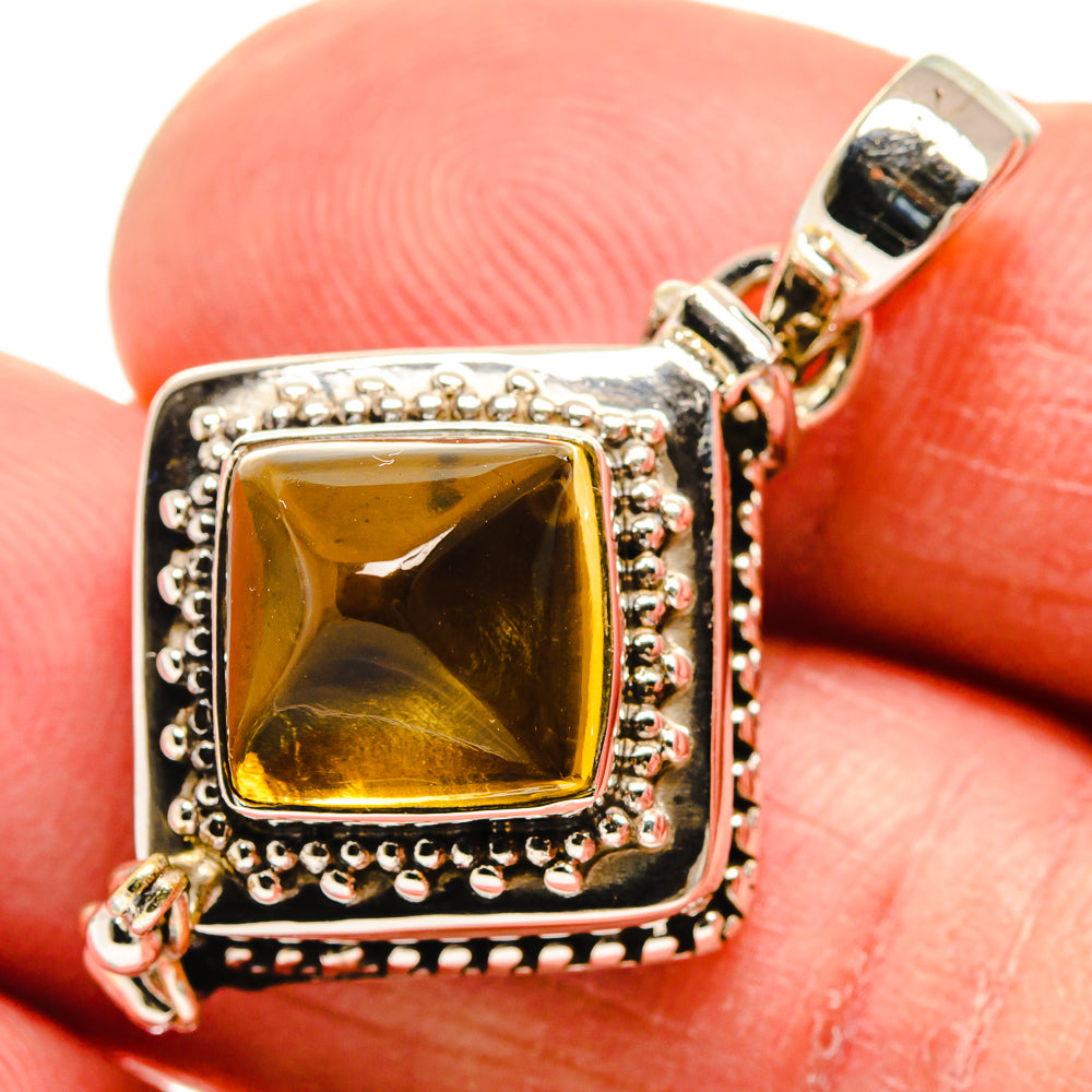 Citrine Pendants handcrafted by Anasilvercos - PD23645