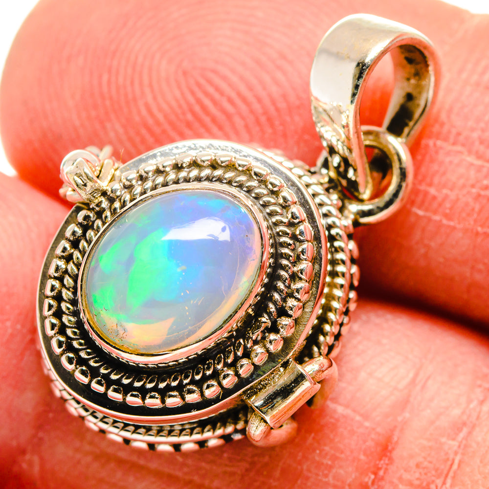 Ethiopian Opal Pendants handcrafted by Anasilvercos - PD23647