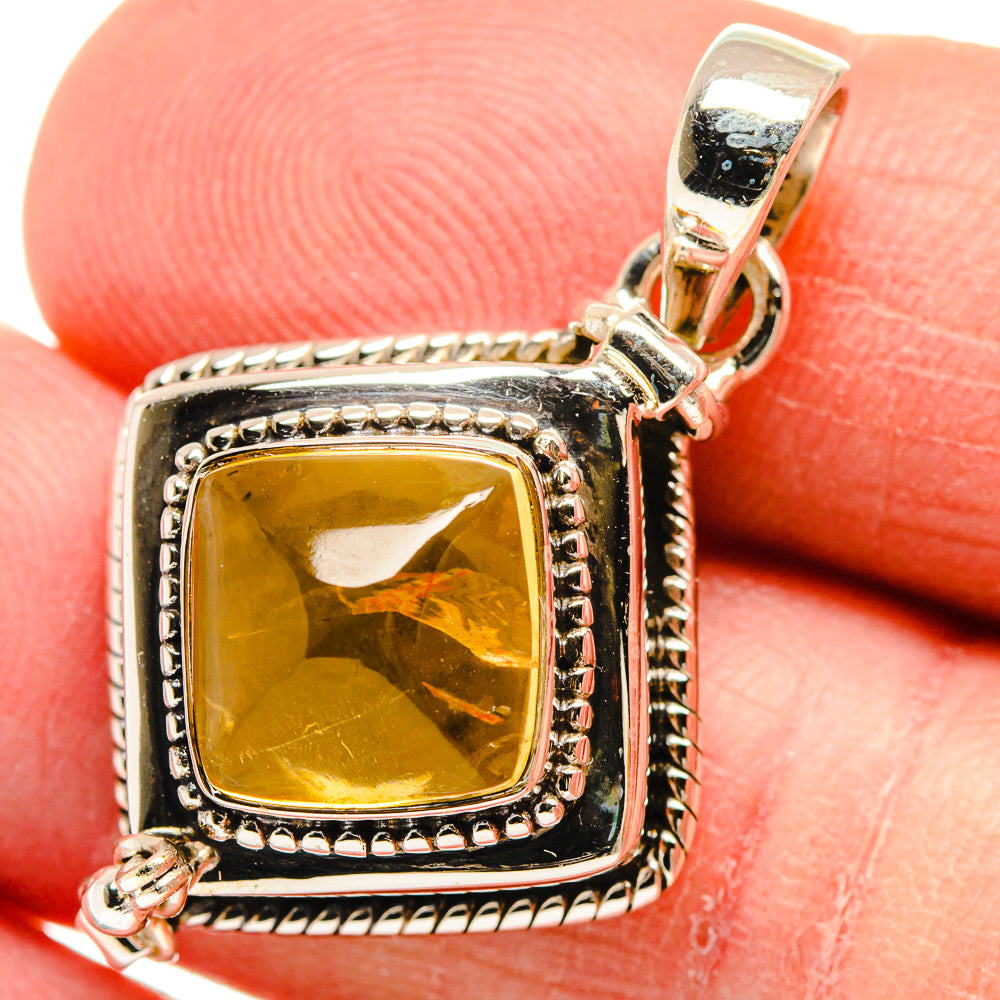 Citrine Pendants handcrafted by Anasilvercos - PD23650