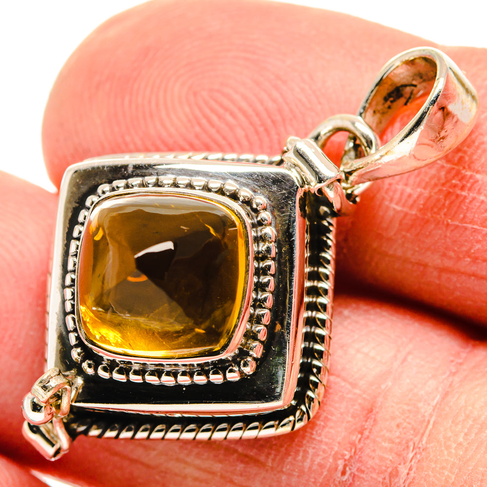 Citrine Pendants handcrafted by Anasilvercos - PD23655