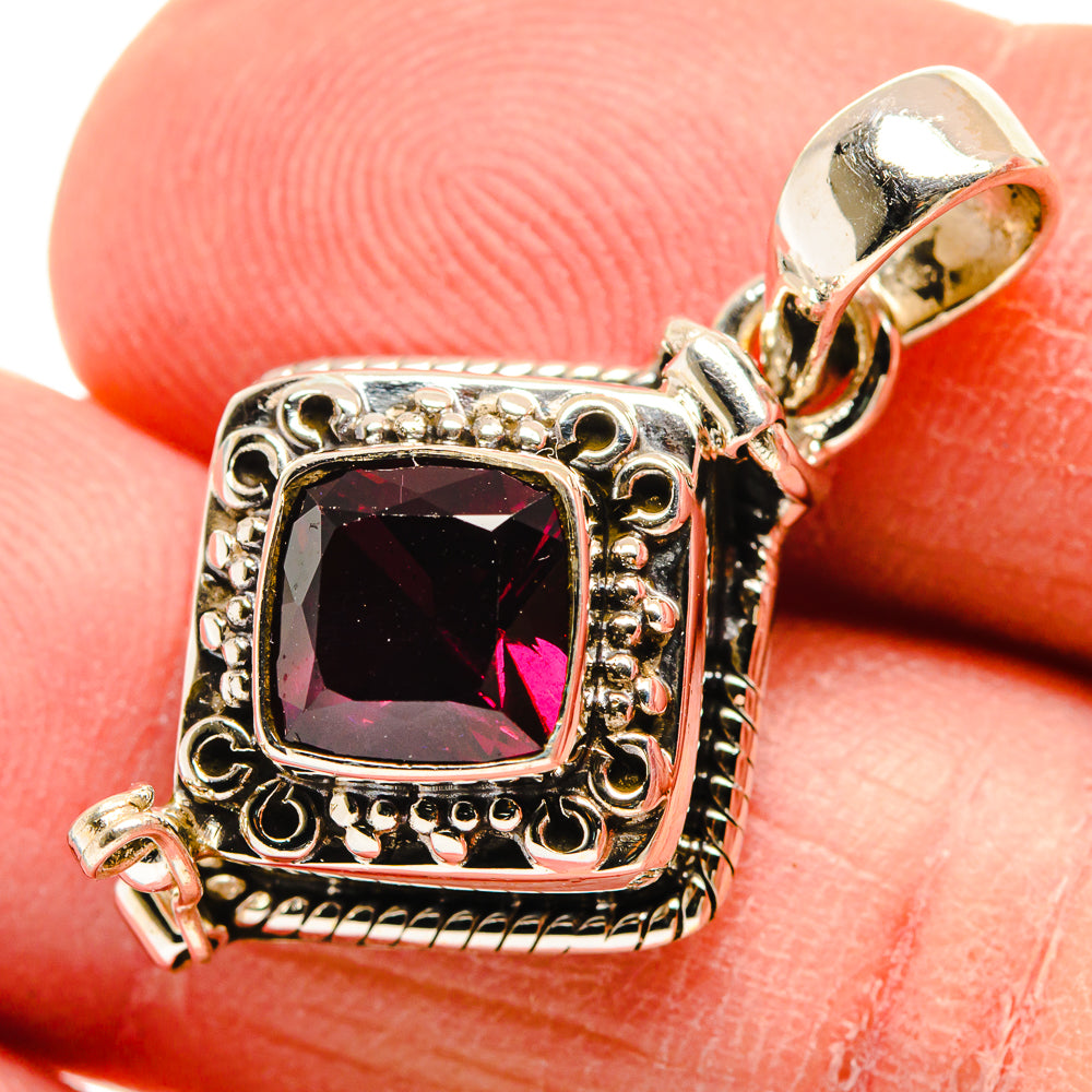 Garnet Pendants handcrafted by Anasilvercos - PD23656