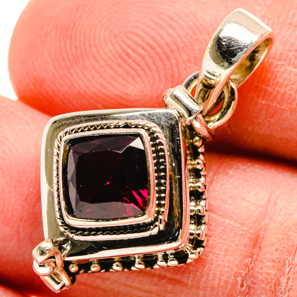 Garnet Pendants handcrafted by Anasilvercos - PD23664