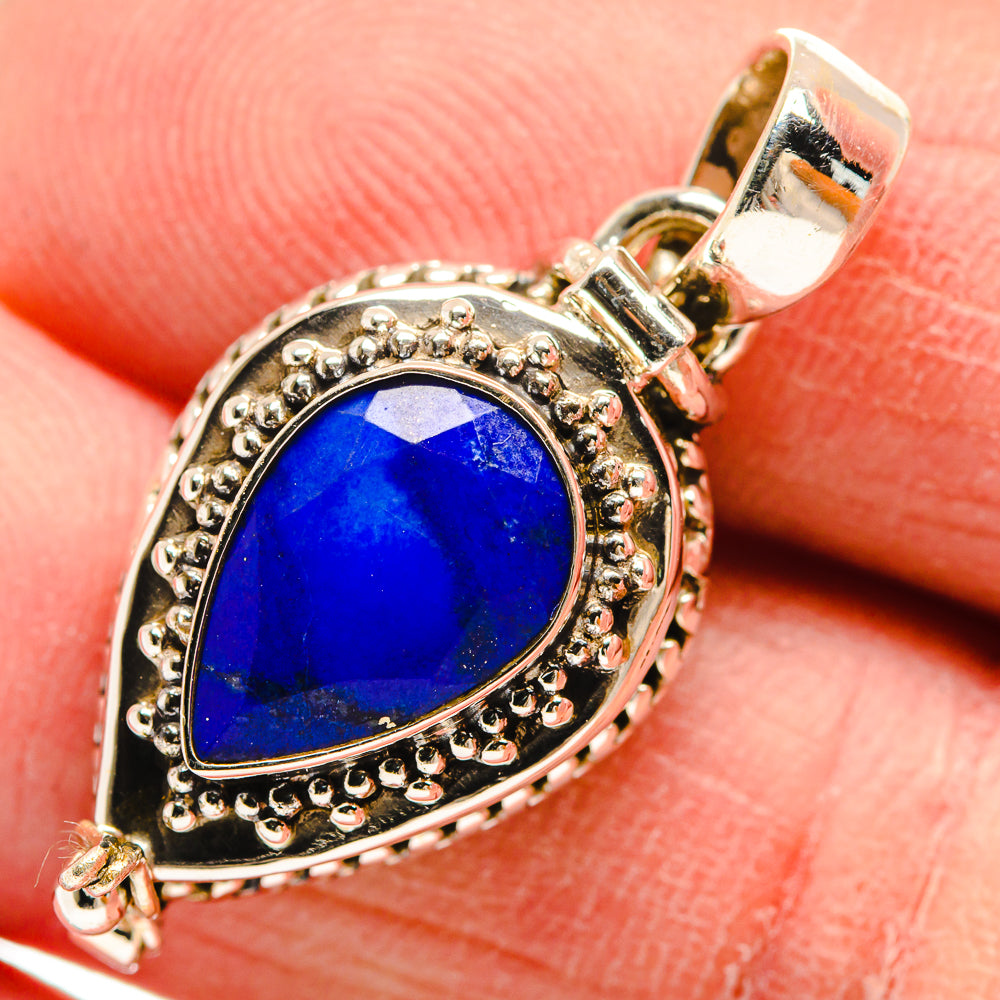 Lapis Lazuli Pendants handcrafted by Anasilvercos - PD23670
