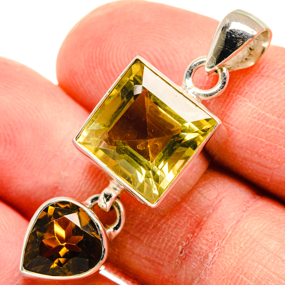 Citrine Pendants handcrafted by Anasilvercos - PD23681