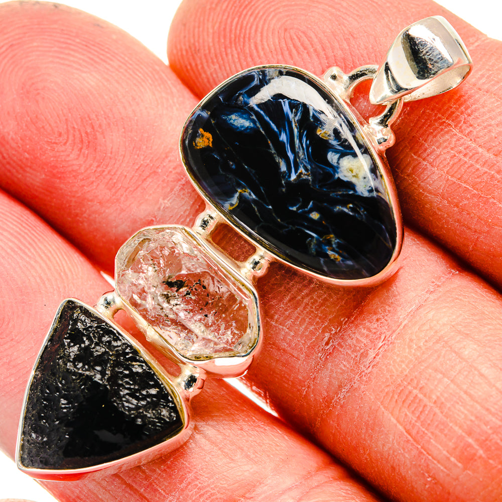 Pietersite Pendants handcrafted by Anasilvercos - PD23693