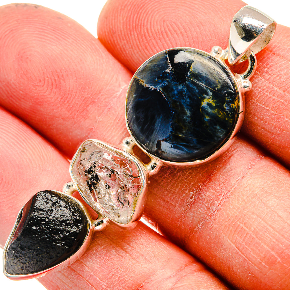 Pietersite Pendants handcrafted by Anasilvercos - PD23694