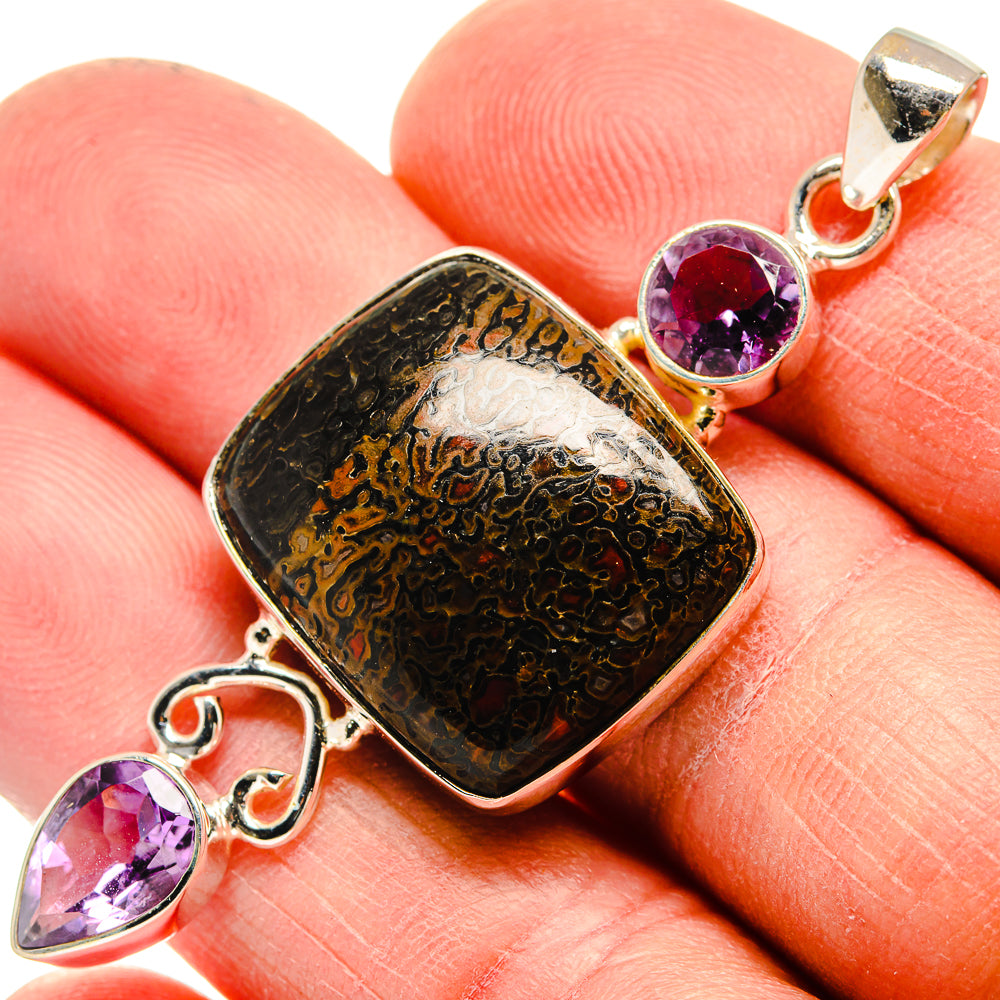Dinosaur Bone Pendants handcrafted by Anasilvercos - PD23704