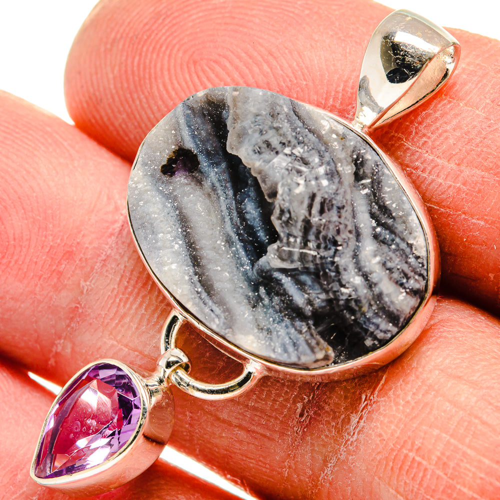 Desert Druzy Pendants handcrafted by Anasilvercos - PD23706