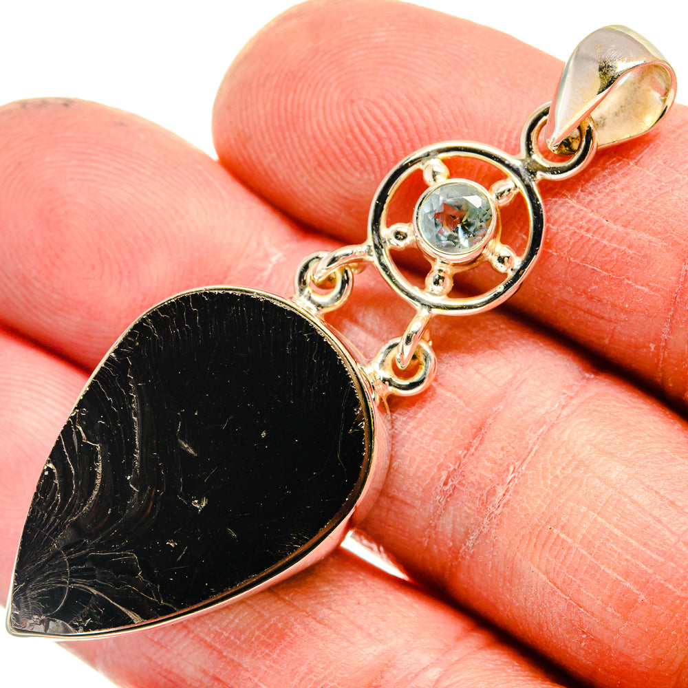 Shungite Pendants handcrafted by Anasilvercos - PD23744