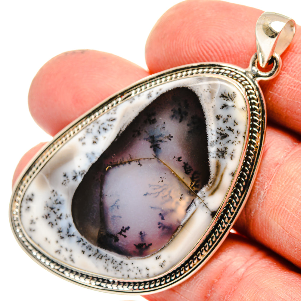 Dendritic Opal Pendants handcrafted by Anasilvercos - PD23763