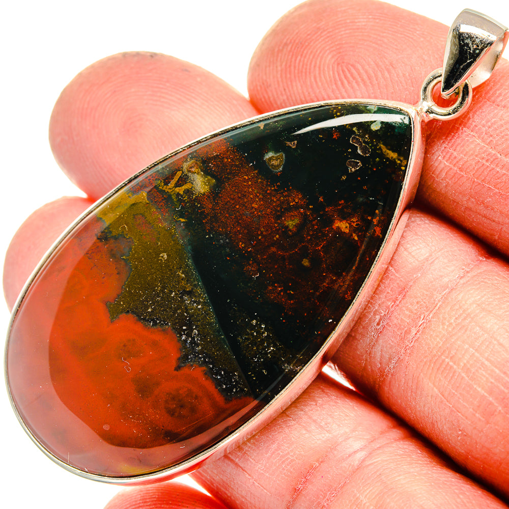 Bloodstone Pendants handcrafted by Anasilvercos - PD23766